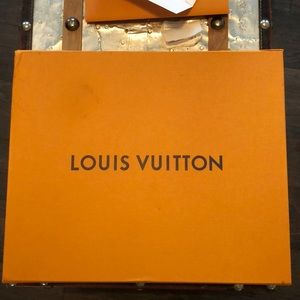 Louis Vuitton purse box and bag